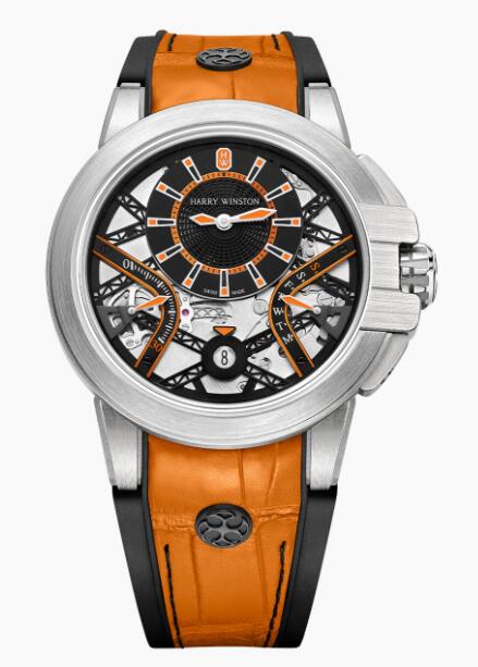 Harry Winston Zalium Variation Orange OCEABI42ZZ003 Replica Watch